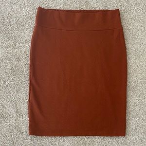 Rust Colored 2XL LuLaRoe Skirt